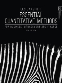 Cover image: Essential Quantitative Methods 7th edition 9781352005691