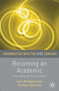 Cover image: Becoming an Academic 1st edition 9780230227910