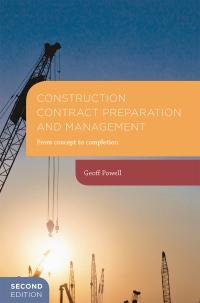 Cover image: Construction Contract Preparation and Management 2nd edition 9781137511140