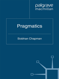 Immagine di copertina: Pragmatics 1st edition 9780230221826