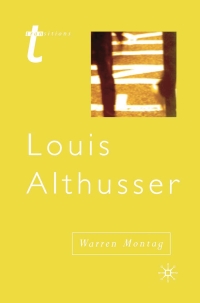 Imagen de portada: Louis Althusser 1st edition 9780333918982