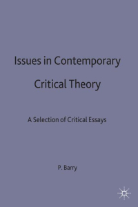 Cover image: Issues in Contemporary Critical Theory 1st edition 9780333398128