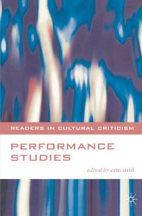 Cover image: Performance Studies 1st edition 9780333786741