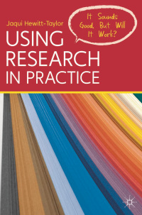 Immagine di copertina: Using Research in Practice 1st edition 9780230278646