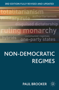 Cover image: Non-Democratic Regimes 3rd edition 9781137305794