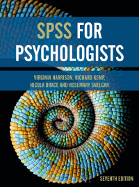 表紙画像: SPSS for Psychologists 7th edition 9781352009941