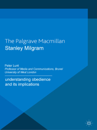 Imagen de portada: Stanley Milgram 1st edition 9780230573154
