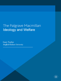 Cover image: Ideology and Welfare 1st edition 9780333929285