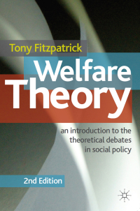 Cover image: Welfare Theory 2nd edition 9780230272026