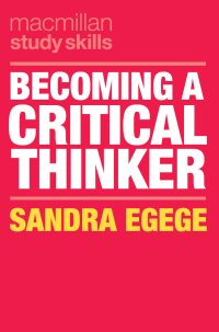 Cover image: Becoming a Critical Thinker 1st edition 9781352011333