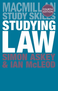 Imagen de portada: Studying Law 4th edition 9781137412683