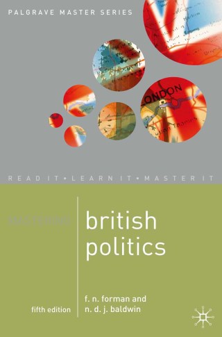 表紙画像: Mastering British Politics 5th edition 9780230000124