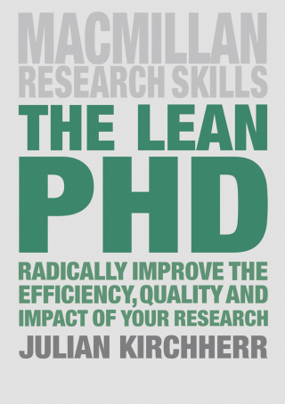 Cover image: The Lean PhD 1st edition 9781352002829