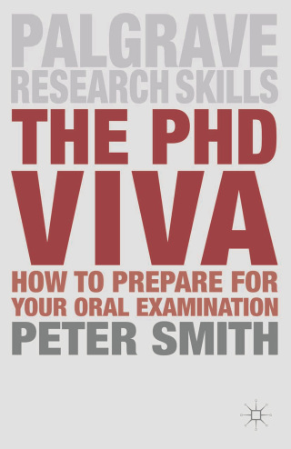 Imagen de portada: The PhD Viva 1st edition 9781137395764