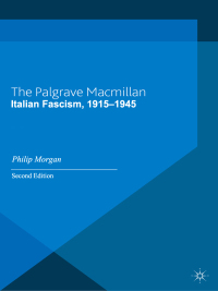 Cover image: Italian Fascism, 1915-1945 2nd edition 9780333949986