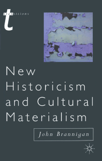 Cover image: New Historicism and Cultural Materialism 1st edition 9781137611925