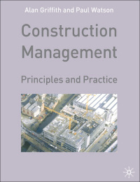 表紙画像: Construction Management 1st edition 9780333968789
