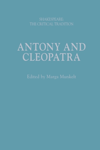 Cover image: Antony and Cleopatra 1st edition 9781474257008