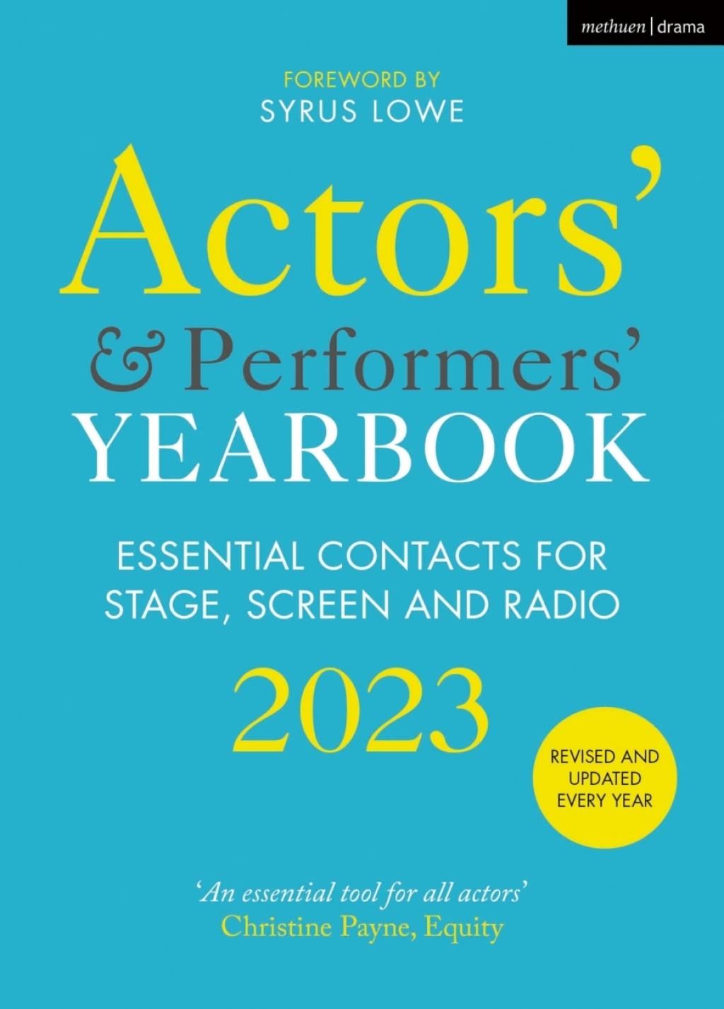 Actors’ and Performers’ Yearbook 2023 1st Edition