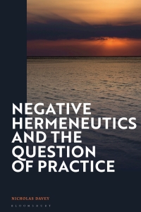 Cover image: Negative Hermeneutics and the Question of Practice 1st edition 9781350347656