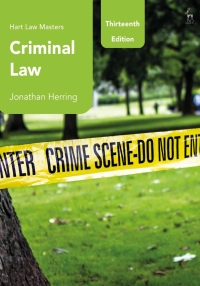 Cover image: Criminal Law 13th edition 9781350356542