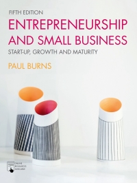 Cover image: Entrepreneurship and Small Business 5th edition 9781352012521