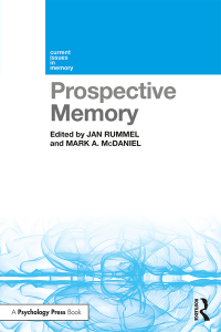 Cover image: Prospective Memory 1st edition 9781138545809