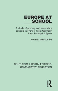 Cover image: Europe at School 1st edition 9781138544918