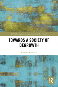 Imagen de portada: Towards a Society of Degrowth 1st edition 9781138543409