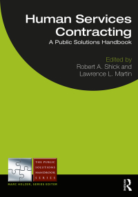 صورة الغلاف: Human Services Contracting 1st edition 9781138498020
