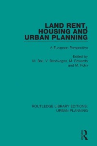 Cover image: Land Rent, Housing and Urban Planning 1st edition 9781138494435