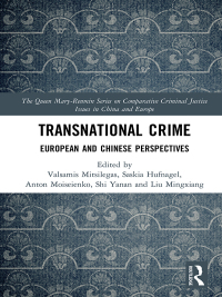 Cover image: Transnational Crime 1st edition 9780367585655