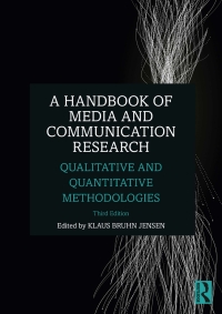 Titelbild: A Handbook of Media and Communication Research 3rd edition 9781138492899