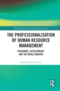 Cover image: The Professionalisation of Human Resource Management 1st edition 9781032085623