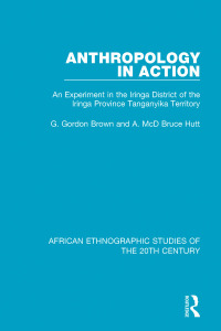 Imagen de portada: Anthropology in Action 1st edition 9781138492158