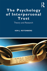 Cover image: The Psychology of Interpersonal Trust 1st edition 9781138490222