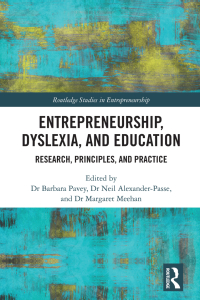 Cover image: Entrepreneurship, Dyslexia, and Education 1st edition 9780367542108