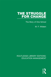 Cover image: The Struggle for Change 1st edition 9781138488014