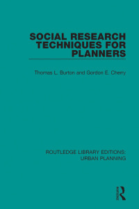 Omslagafbeelding: Social Research Techniques for Planners 1st edition 9781138487703