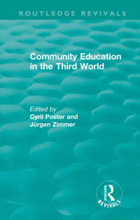 Cover image: Community Education in the Third World 1st edition 9781138488076