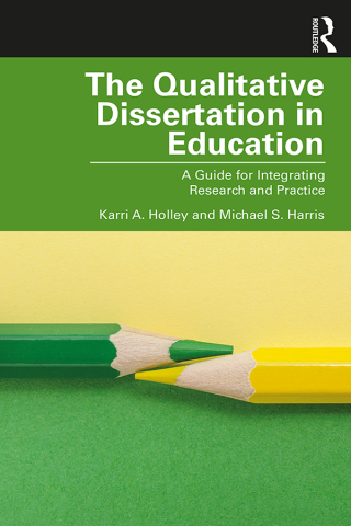 Cover image: The Qualitative Dissertation in Education 1st edition 9781138486706