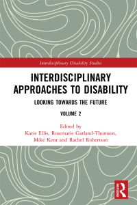 Cover image: Interdisciplinary Approaches to Disability 1st edition 9780367663278