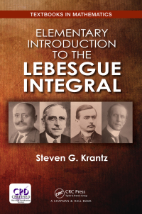 Titelbild: Elementary Introduction to the Lebesgue Integral 1st edition 9781138482760