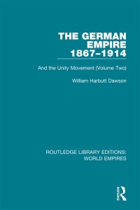 Cover image: The German Empire 1867-1914 1st edition 9781138481725