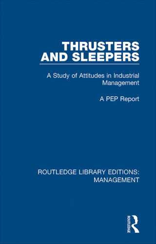 Cover image: Thrusters and Sleepers 1st edition 9781138480247