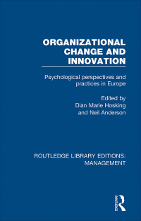Imagen de portada: Organizational Change and Innovation 1st edition 9781138480117
