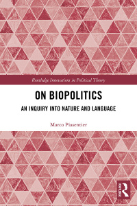 Imagen de portada: On Biopolitics 1st edition 9781138478862