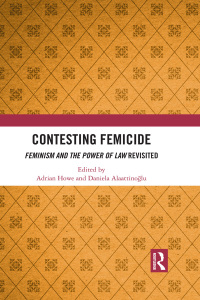 Cover image: Contesting Femicide 1st edition 9781138478626