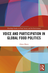 Imagen de portada: Voice and Participation in Global Food Politics 1st edition 9780367730758