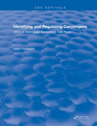 Cover image: Identifying and Regulating Carcinogens 1st edition 9781315894249